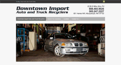Desktop Screenshot of downtownimport.com