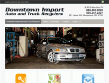 Tablet Screenshot of downtownimport.com